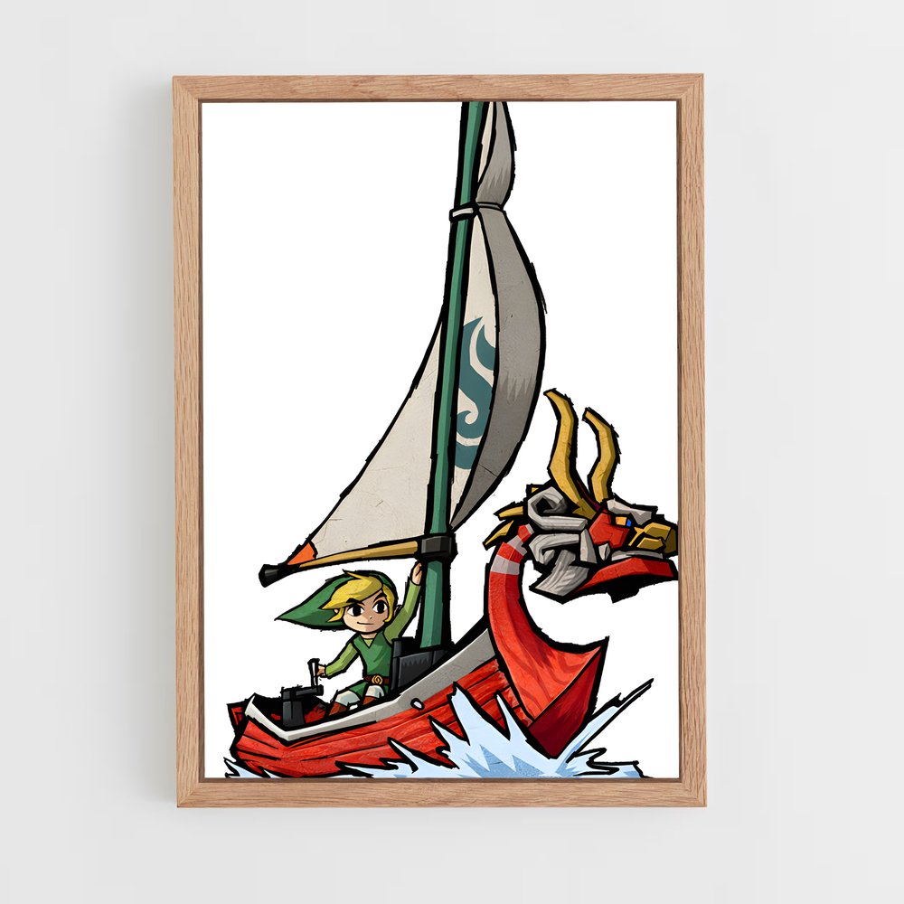 Poster Le Roi des Lions Rouges – affiche Zelda (vue 4)